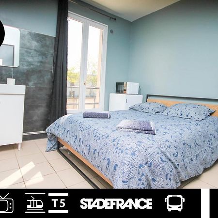 08 - Chambre Proche Paris Et Transports Avec Tv Wifi Saint-Denis  Dış mekan fotoğraf