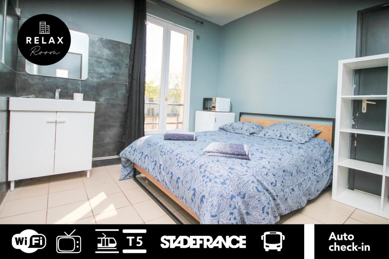 08 - Chambre Proche Paris Et Transports Avec Tv Wifi Saint-Denis  Dış mekan fotoğraf